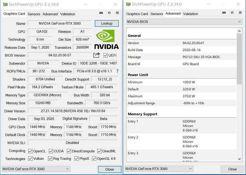 NVIDIA RTX3080值得入手吗 NVIDIA RTX3080显卡详细评测