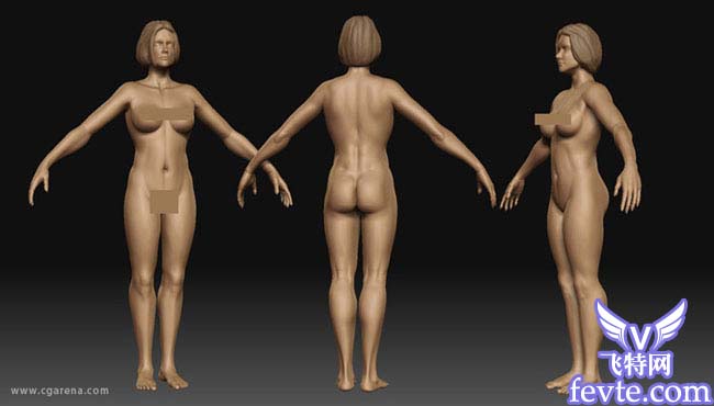 3DMAX加zbrush打造美人如花 GArena