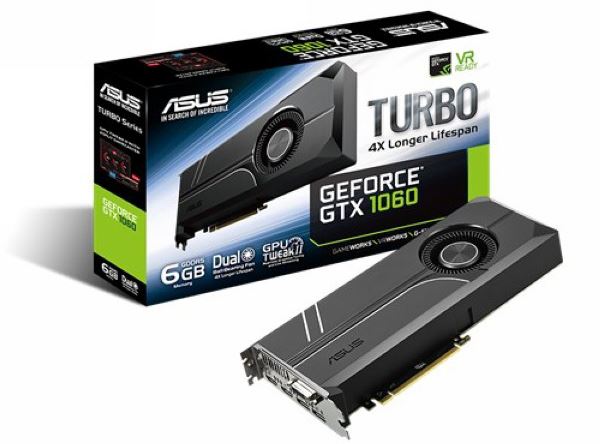 华硕GTX1060 TURBO显卡发布 华硕GTX1060非公版介绍