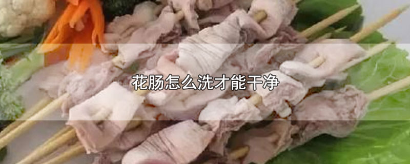 花肠怎么洗才能干净