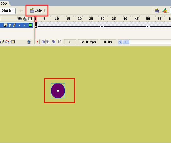 flash中怎么通过时间轴将图片连成动画?