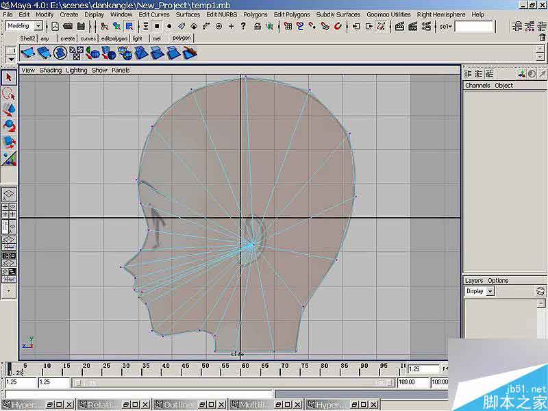 maya制作卡通人物头部的建模