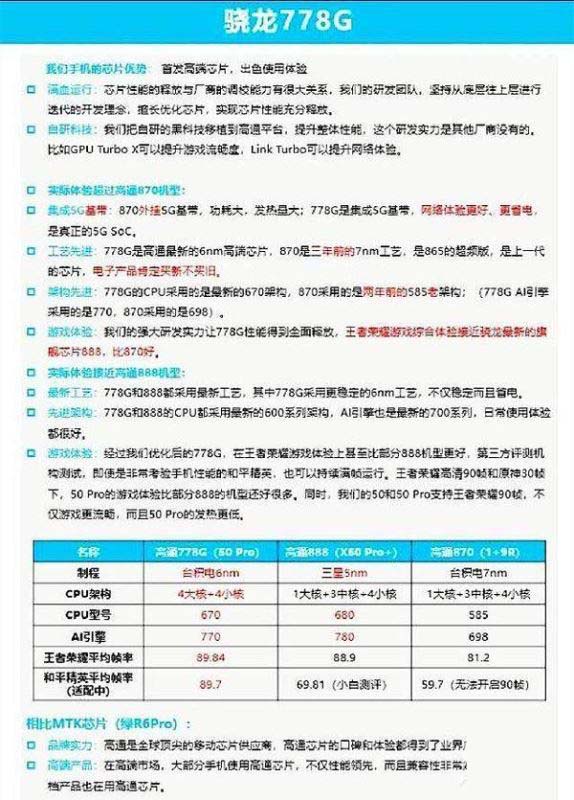 骁龙778g和骁龙888区别是什么 骁龙778g和骁龙888对比详解