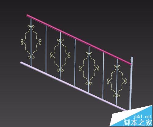 3dsmax怎么绘制一个欧美风格的栏杆?