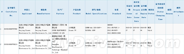 真大! 55寸小米电视3正式现身 