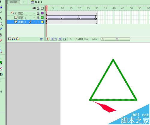 FLASH绘制三角形方法