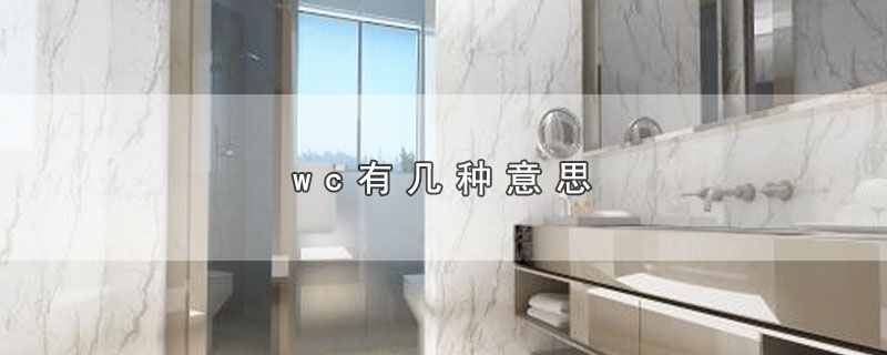 wc有几种意思