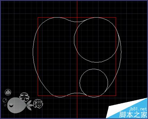 怎么用cad画苹果logo? cad苹果logo的设计过程