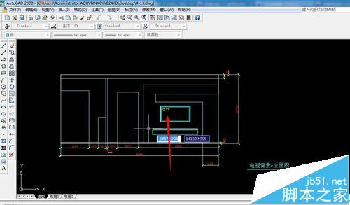 cad电视背景墙立面图怎么绘制?