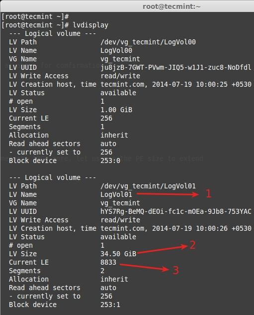 在Linux如何扩增卷组、逻辑卷以及缩减逻辑卷LVM的过程