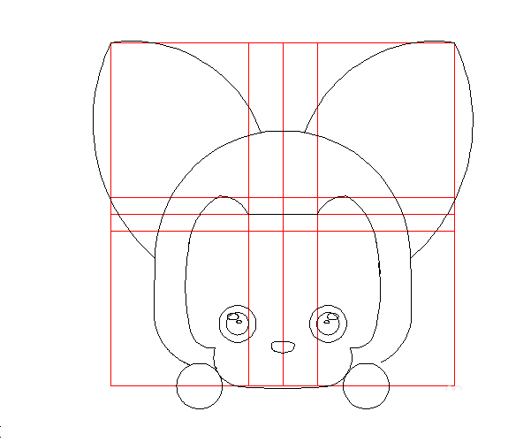 CAD怎么绘制可爱的阿狸头像?