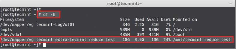 在Linux如何扩增卷组、逻辑卷以及缩减逻辑卷LVM的过程