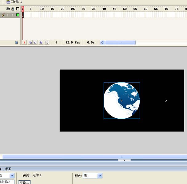 flash怎么制作一个地球旋转的动画效果?