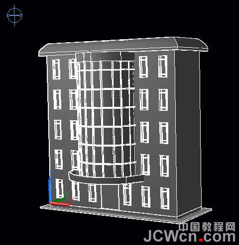 AutoCAD 2011新功能教程：利用曲面命令创建楼房