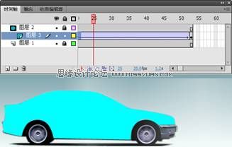 Flash CS4实例教程：制作汽车动画型广告