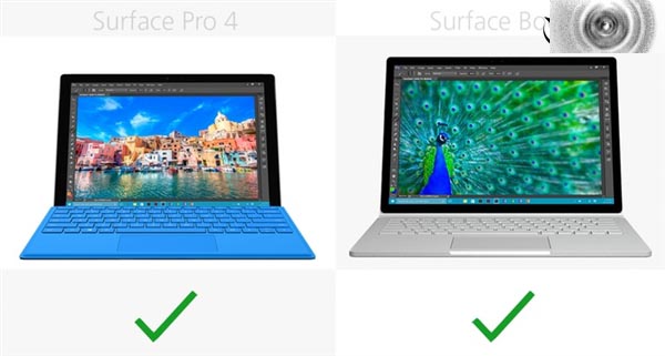 家门对决  Surface Book 和Surface Pro 4图文对比