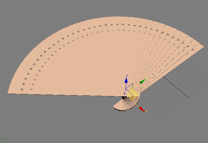 3DSMAX打造逼真漂亮木扇子教程