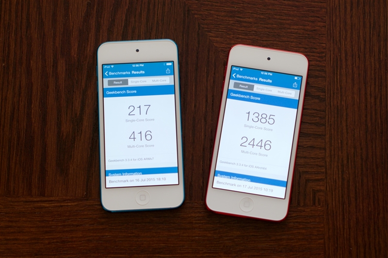 苹果全新iPod touch详细性能测试：玩游戏不输iPhone 6
