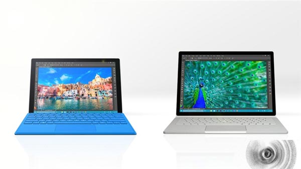 家门对决  Surface Book 和Surface Pro 4图文对比