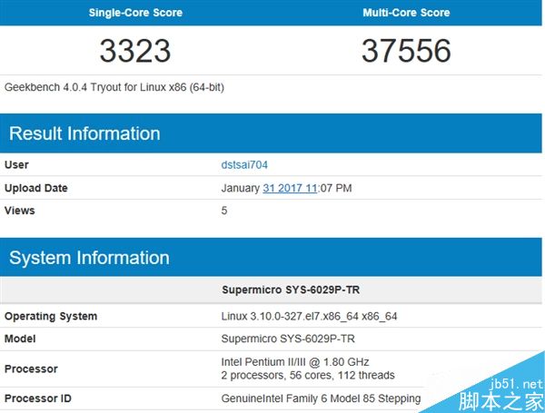 Intel Xeon金片家族首曝:顶配18核主频2.7GHz