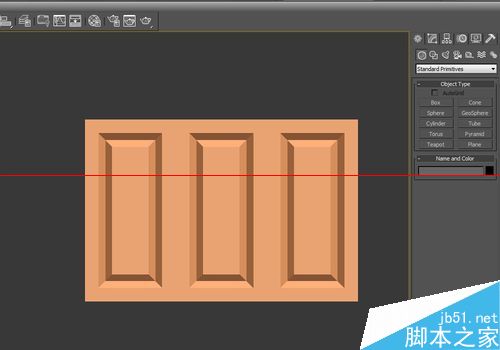 3DMAX软件怎么制作造型柜门教程？