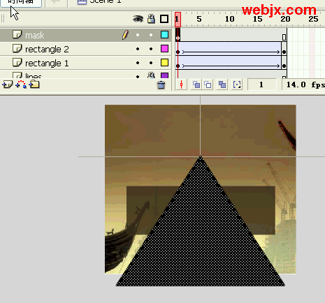 利用Flash中的遮照打造3D动画视觉效果