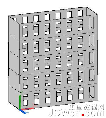 AutoCAD 2011新功能教程：利用曲面命令创建楼房