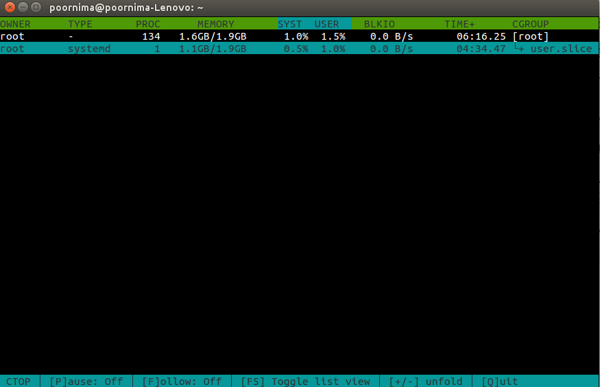 使用ctop在命令行中检测Linux容器性能