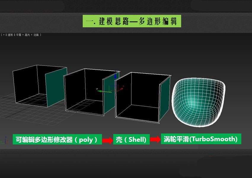 教你如何用3DMAX快速制作流线造型贝壳椅教程