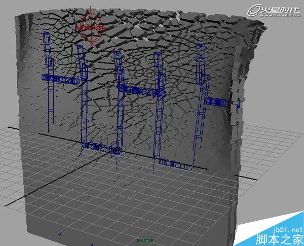 MAYA BlastCode Sweep制作墙体教程