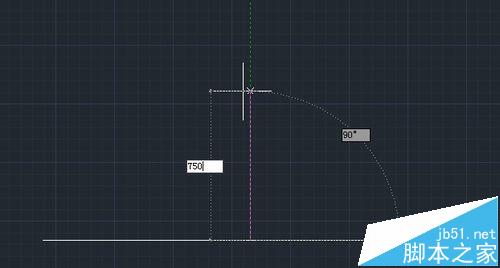 CAD已怎么更久弧长和直角边长画弧?