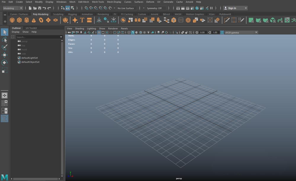 maya2018怎么创建三维立体的文字模型?