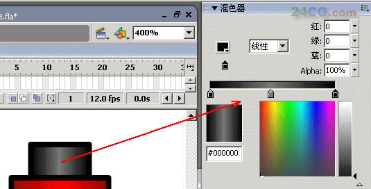 FLASH制作开场拉幕动画特效