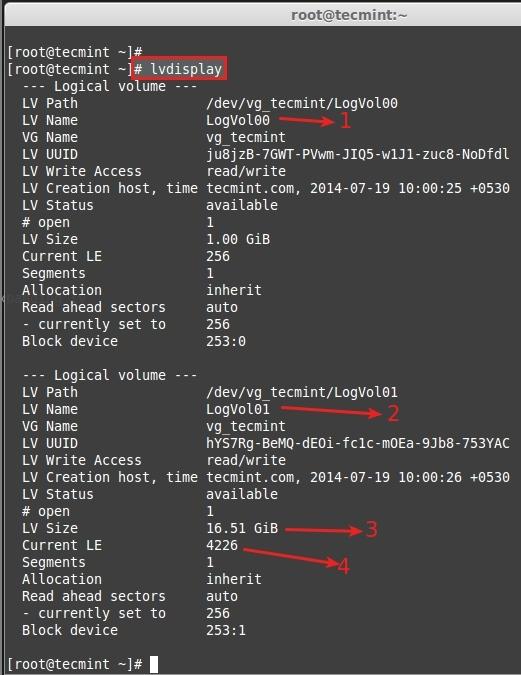 在Linux如何扩增卷组、逻辑卷以及缩减逻辑卷LVM的过程