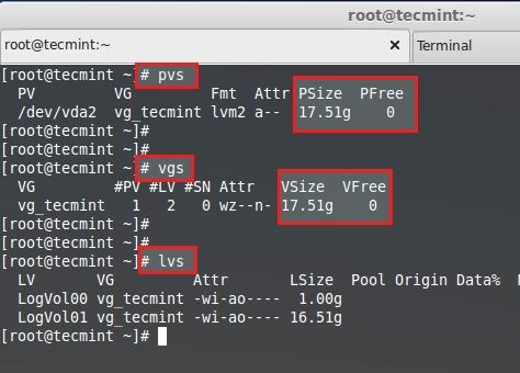 在Linux如何扩增卷组、逻辑卷以及缩减逻辑卷LVM的过程