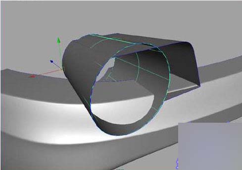 MAYA制作跑车尾部建模教程