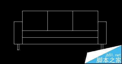 CAD简单的画沙发立面图该怎么绘制?