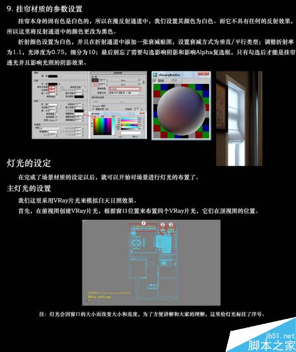 3DMAX一栋别墅客厅的设计独特表现教程