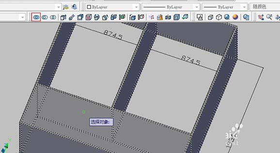 cad怎么建模三维立体的柜子?