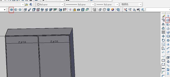 cad怎么建模三维立体的柜子?