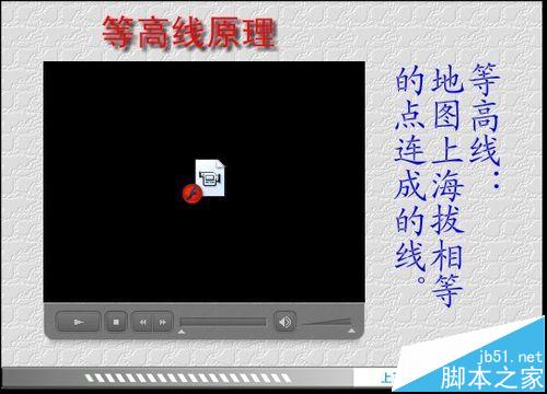 FLASH怎么做等高线原理演示课件?