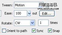 用Flash制作图片模糊翻转切换动画效果