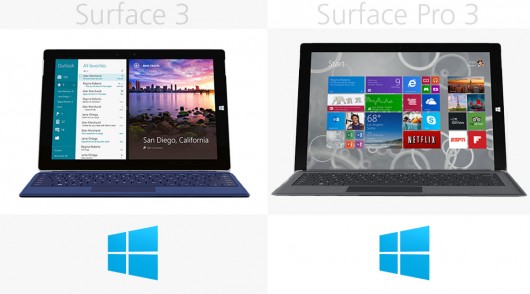 微软Surface 3和Surface Pro 3有什么区别？微软Surface系列规格对比