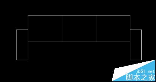 CAD简单的画沙发立面图该怎么绘制?