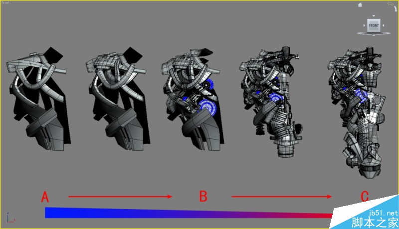 3DSMAX打造超酷的逼真变形金刚