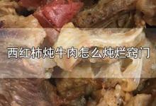 西红柿炖牛肉怎么炖烂窍门