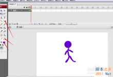 用flash制作小人走路的简单动画