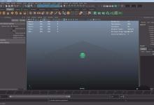 Maya怎么制作小球曲线跳动的动画?