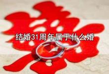 结婚31周年属于什么婚