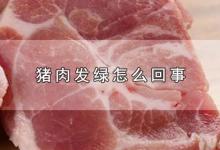 猪肉发绿怎么回事